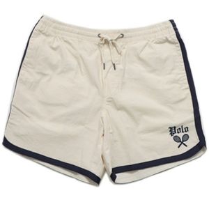 Polo stretch poplin drawstring shorts